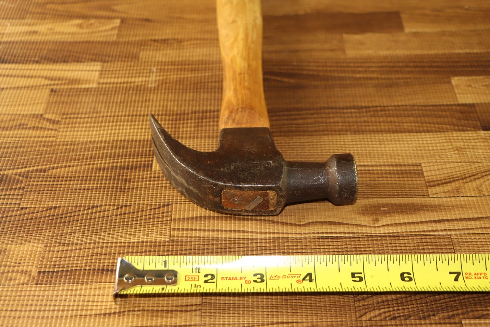 Vintage Arrow Claw Hammer Wood Handle