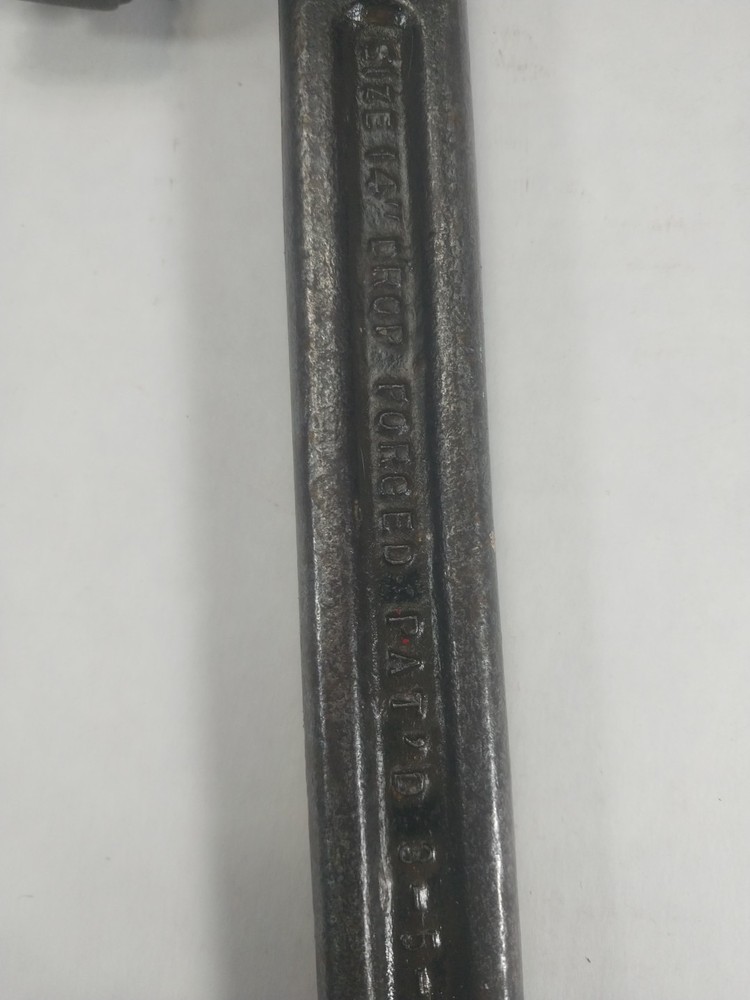 Trimo 14 Pipe Wrench Vintage Drop Forged Tool