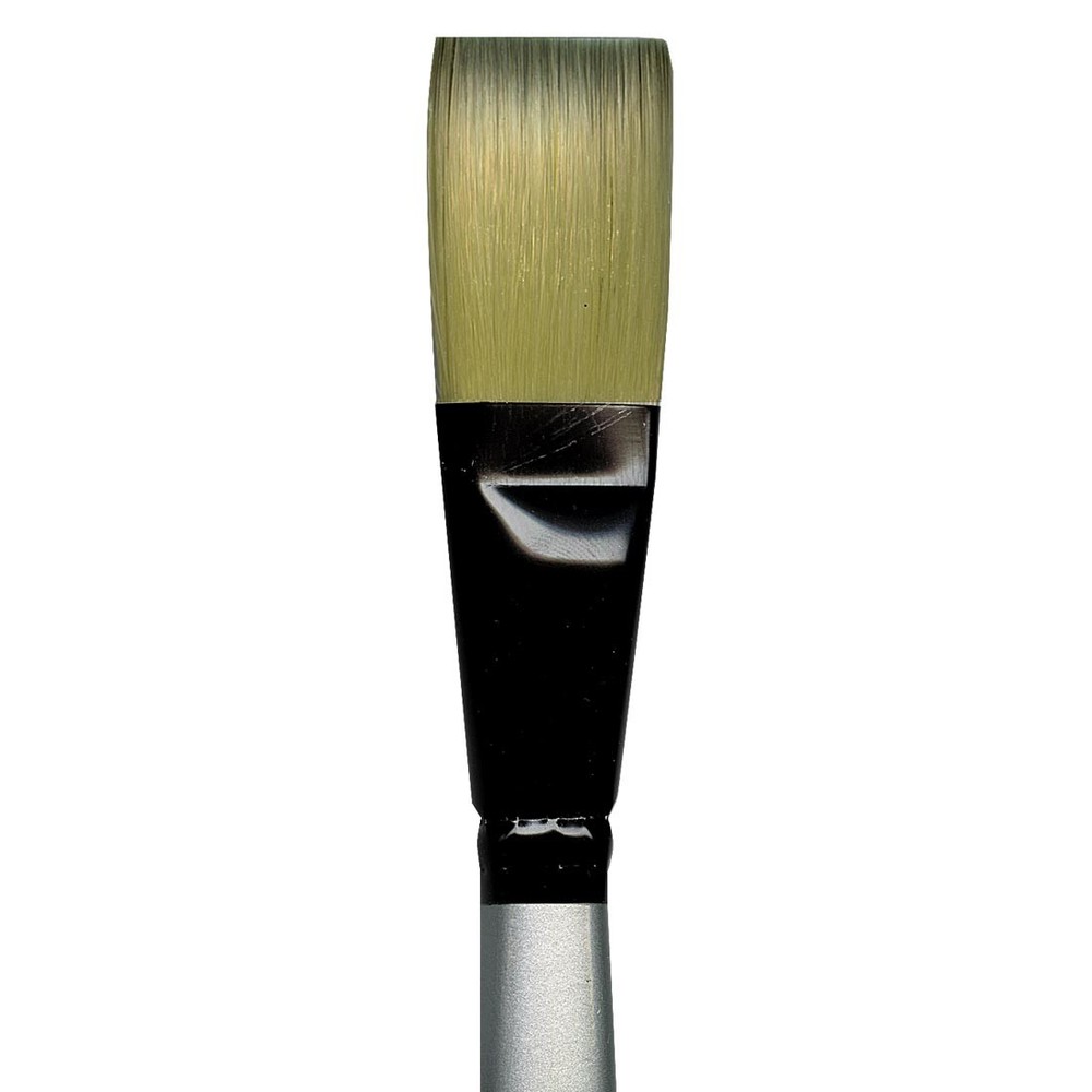 Dynasty Black Silver Brush Stroke 1"