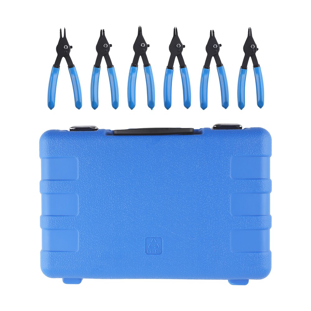 12 PC Versatile Retaining Snap Ring Pliers set Heavy Duty Fixed Tip Combination