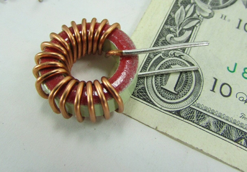 5 Large Copper Wire Wound Ferrites, Chokes Filters,Toroids Inductors Electronics