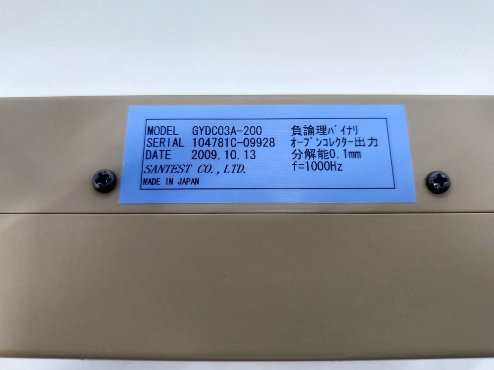 SANTEST CO GYDC03A-200 Digital Controller