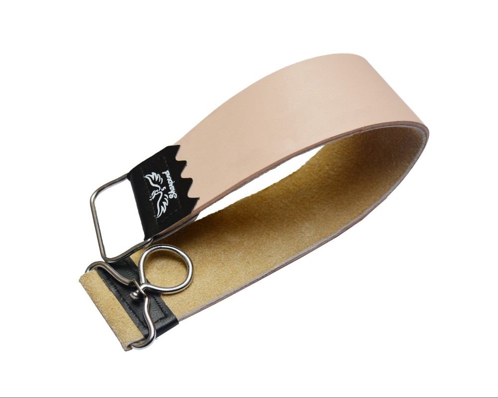 SHARPEND New Cow Leather Strop Belt Sharpening Tool With Black Fantasy Razor Set
