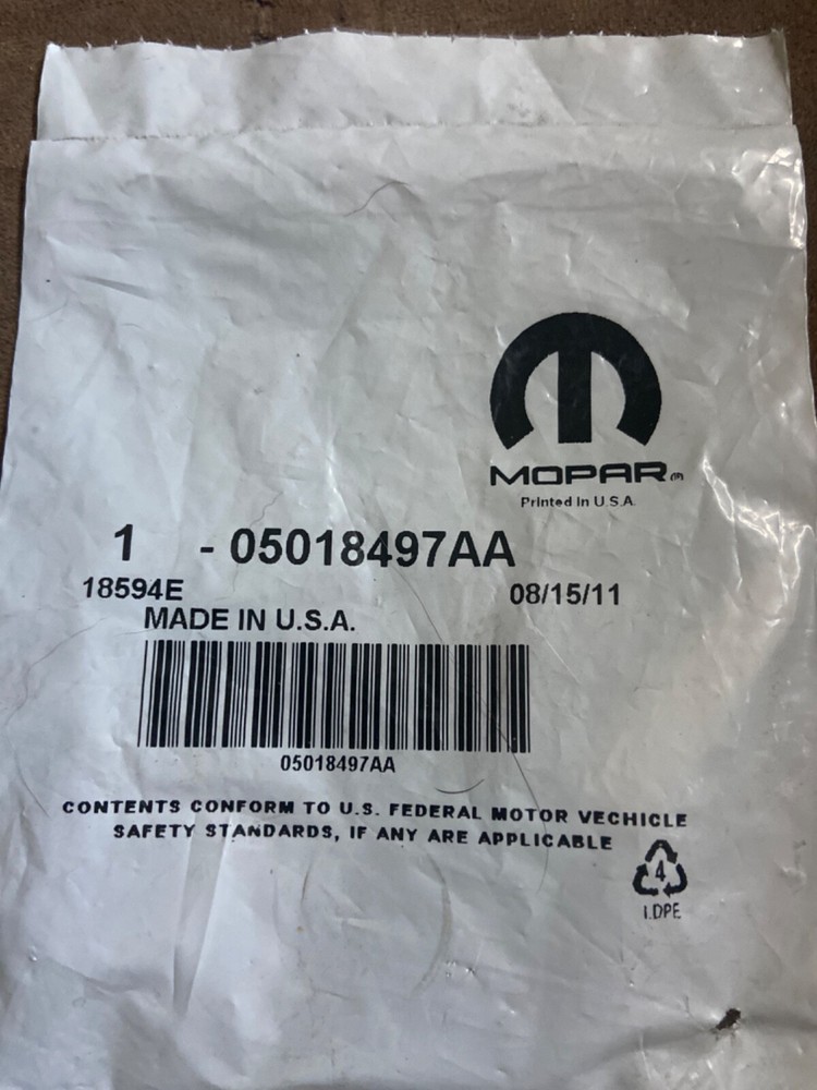 Genuine MOPAR Blank Key 05018497AA
