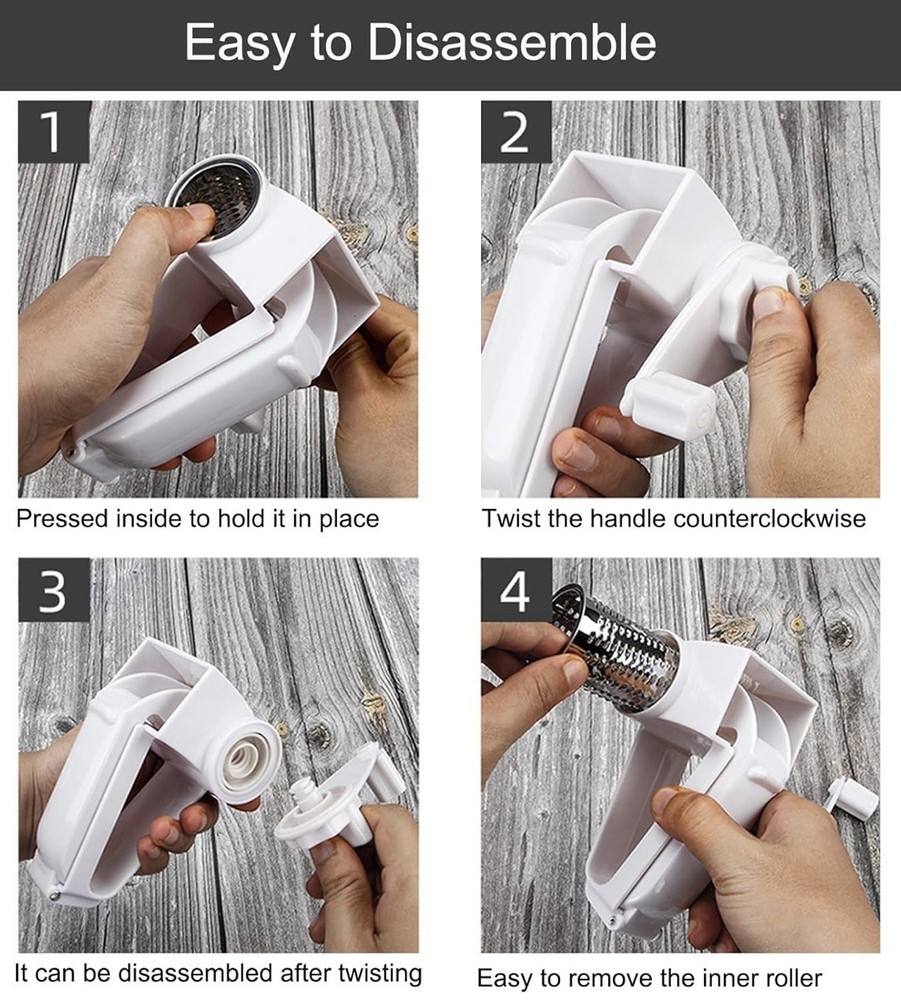 Handheld Rotary Cheese Grater—NIB