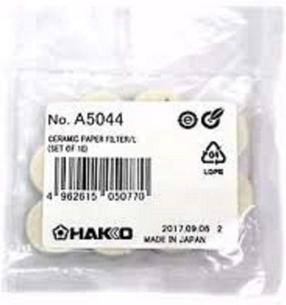 Hakko A5044 Ceramic Filter 10 Pack for Desoldering Tools