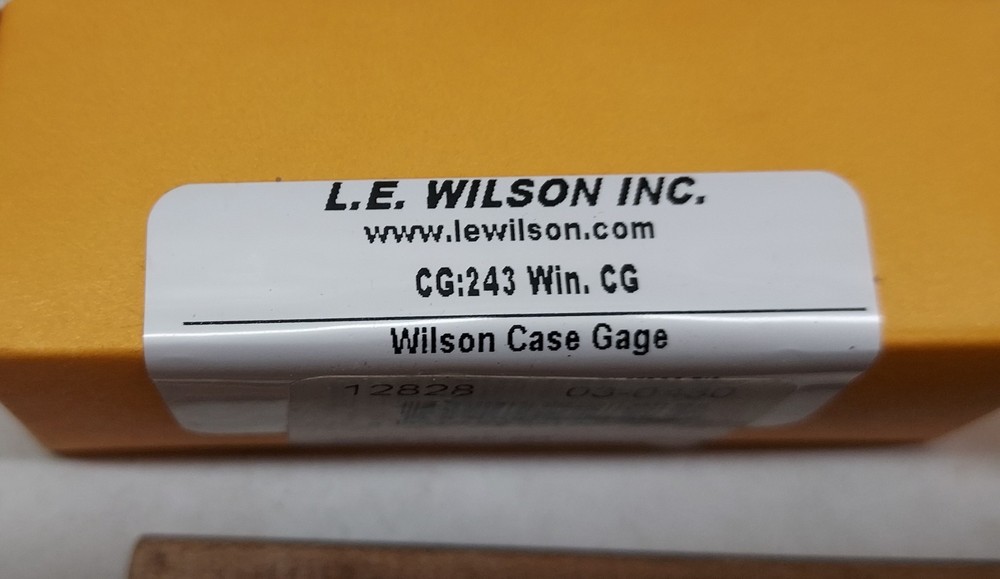Wilson Case Gage CG: 243 Win. CG