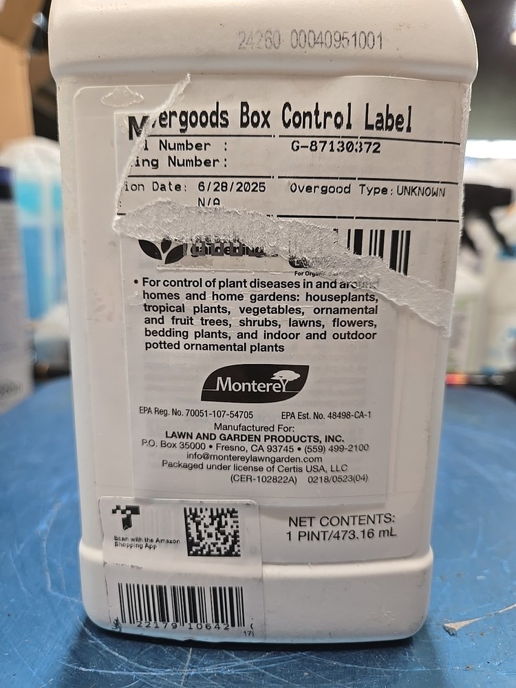 Monterey Complete Disease Control Biofungicide/Bactericid Organic- 16 Fl Oz