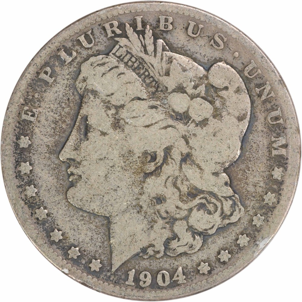 1904-S Morgan Silver Dollar VG Uncertified #1109