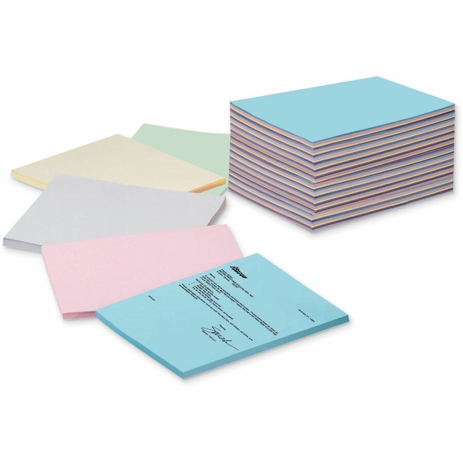 Pacon PAC101058 Array Bond Paper 8.5x11 20lb Assorted Pastels 500 Sheets