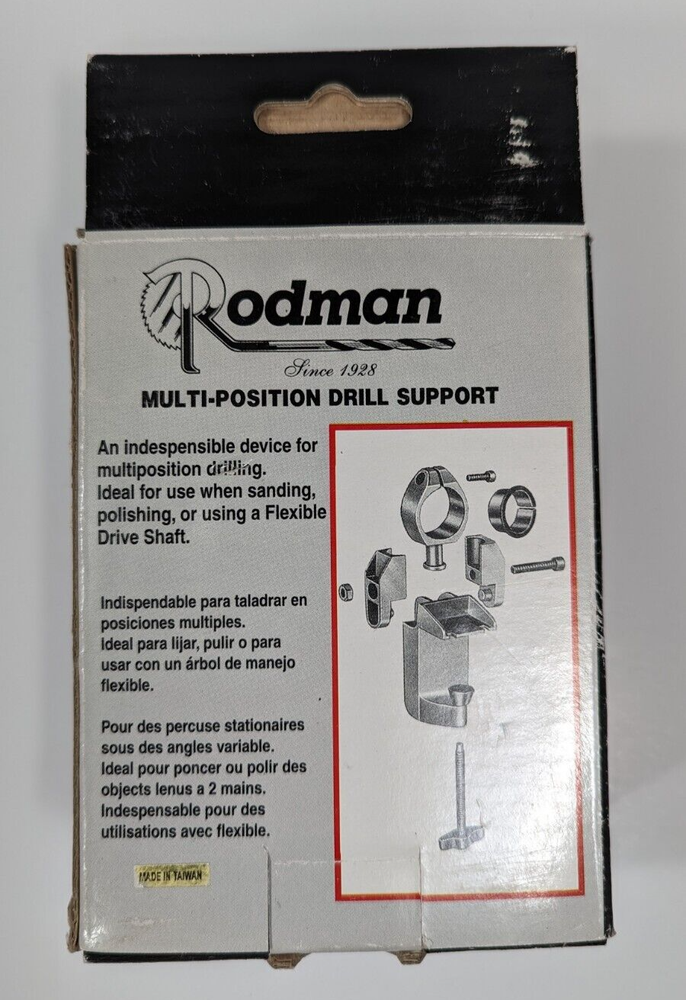 RODMAN Universal Multi-Position Drill Support - New/Open Box