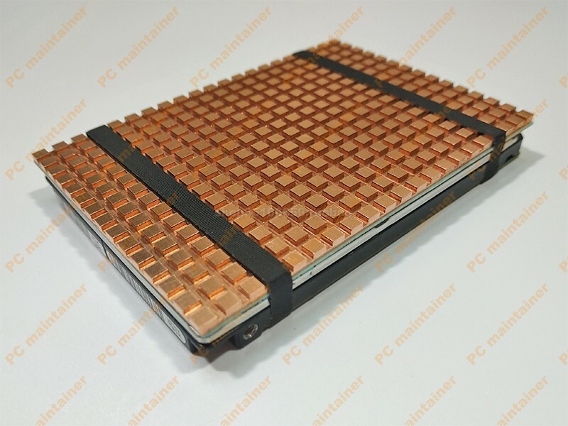 2.5" HDD Hard Disk SSD MINI PC Copper Heatsink Cooling Radiation Fin