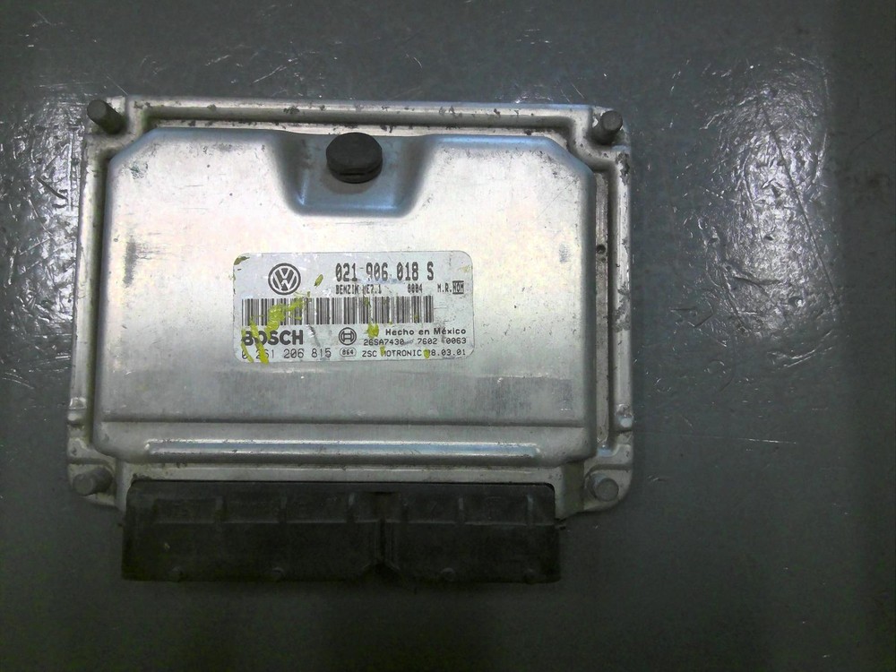 VOLKSWAGEN JETTA Engine Brain Box Electronic Control Module; 2.8L, MT, from VI