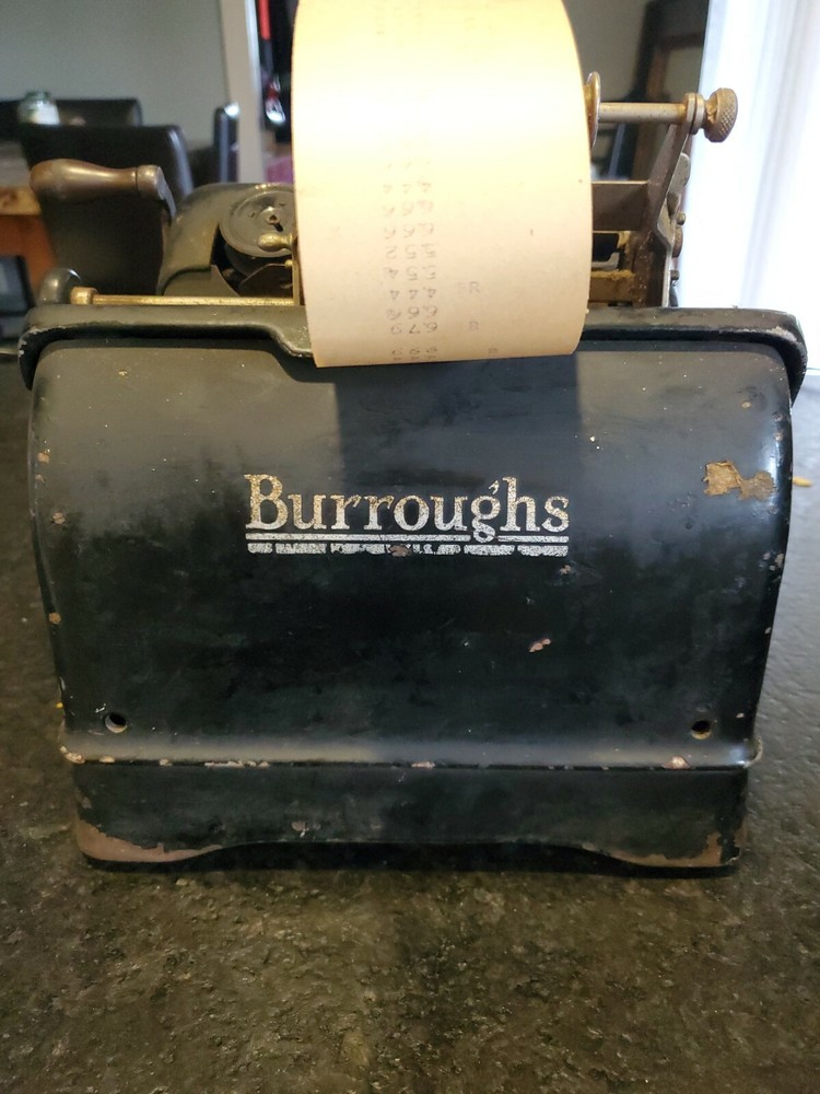 Antique Burroughs counting Machine