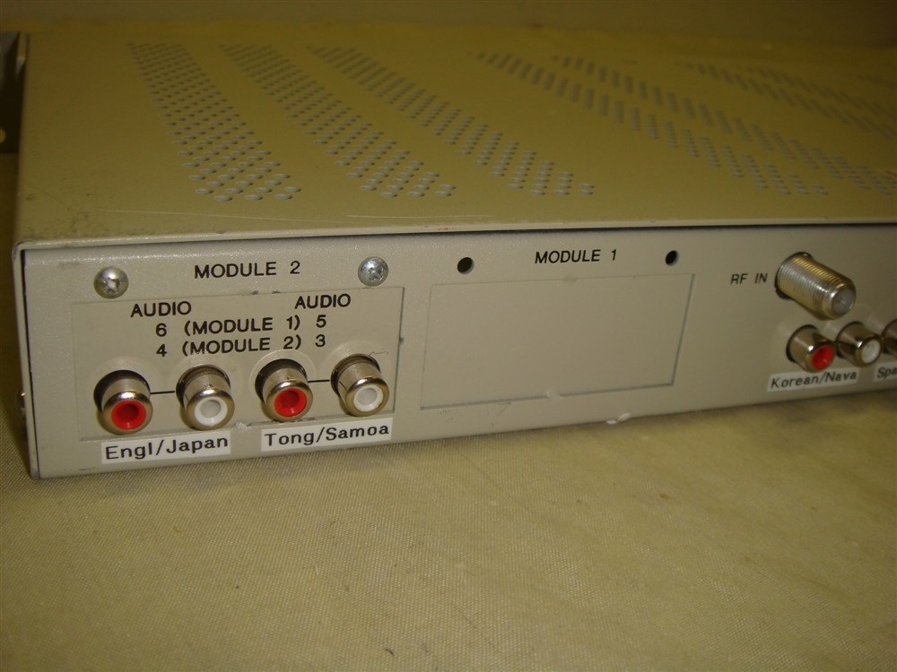 WEGENER COMMUNICATIONS DVR396 MPEG-2 IRD SATELLITE DIGITAL VIDEO RECEIVER