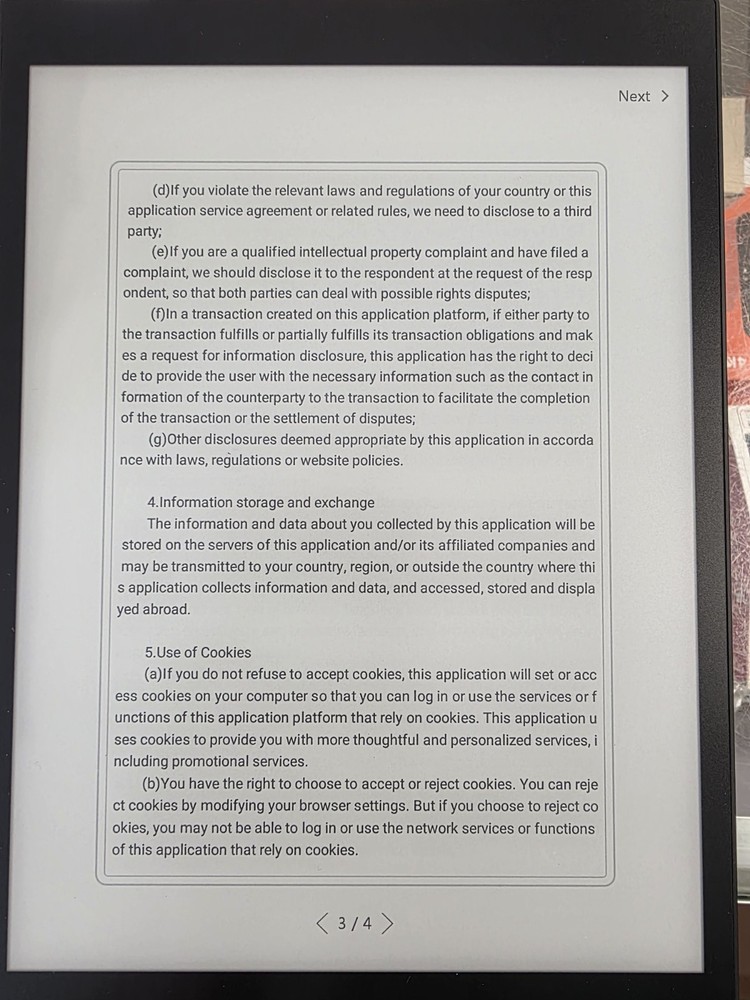 Geniatech Kloudnote 10.1 " E-Ink Notepad w Digital Pen eBook Reading Writin