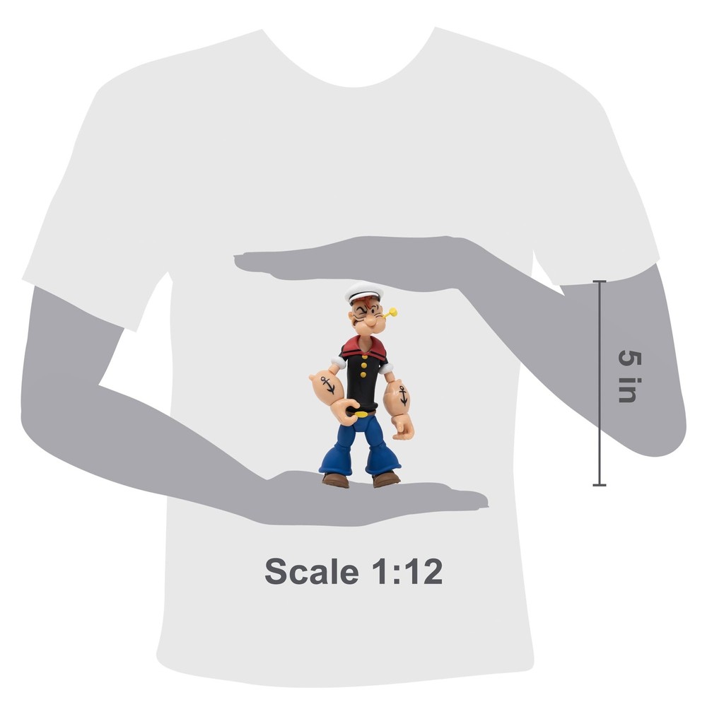 Boss Fight Studio Popeye the Sailor Man Classics 1:12, Multicolored