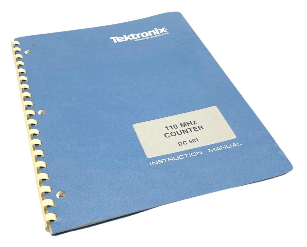 Tektronix DC 501 110MHz Counter Instruction Manual