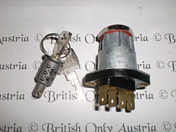 Ignition lock + key + switch. 30608. Lock, Key & Switch