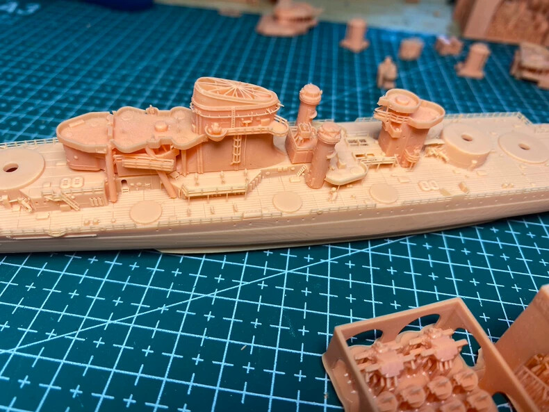 3D Printed 1/700 S-Series X-Class Comisar Cruiser Unpainted Model Kit HOT