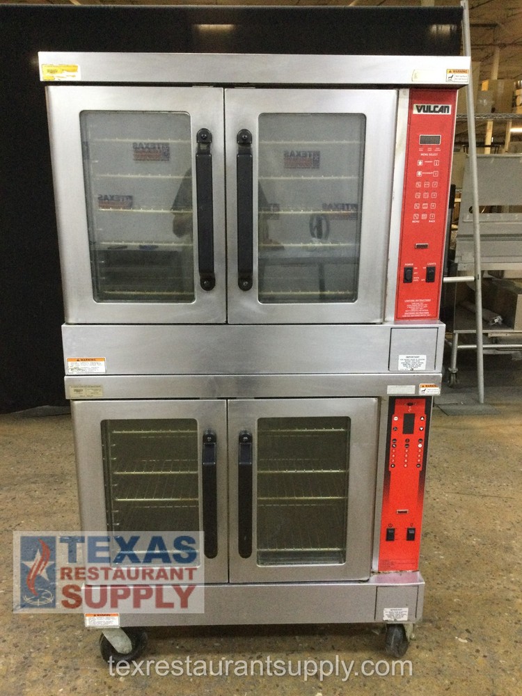 Vulcan Natural Gas Double Stack Full Size Convection Oven