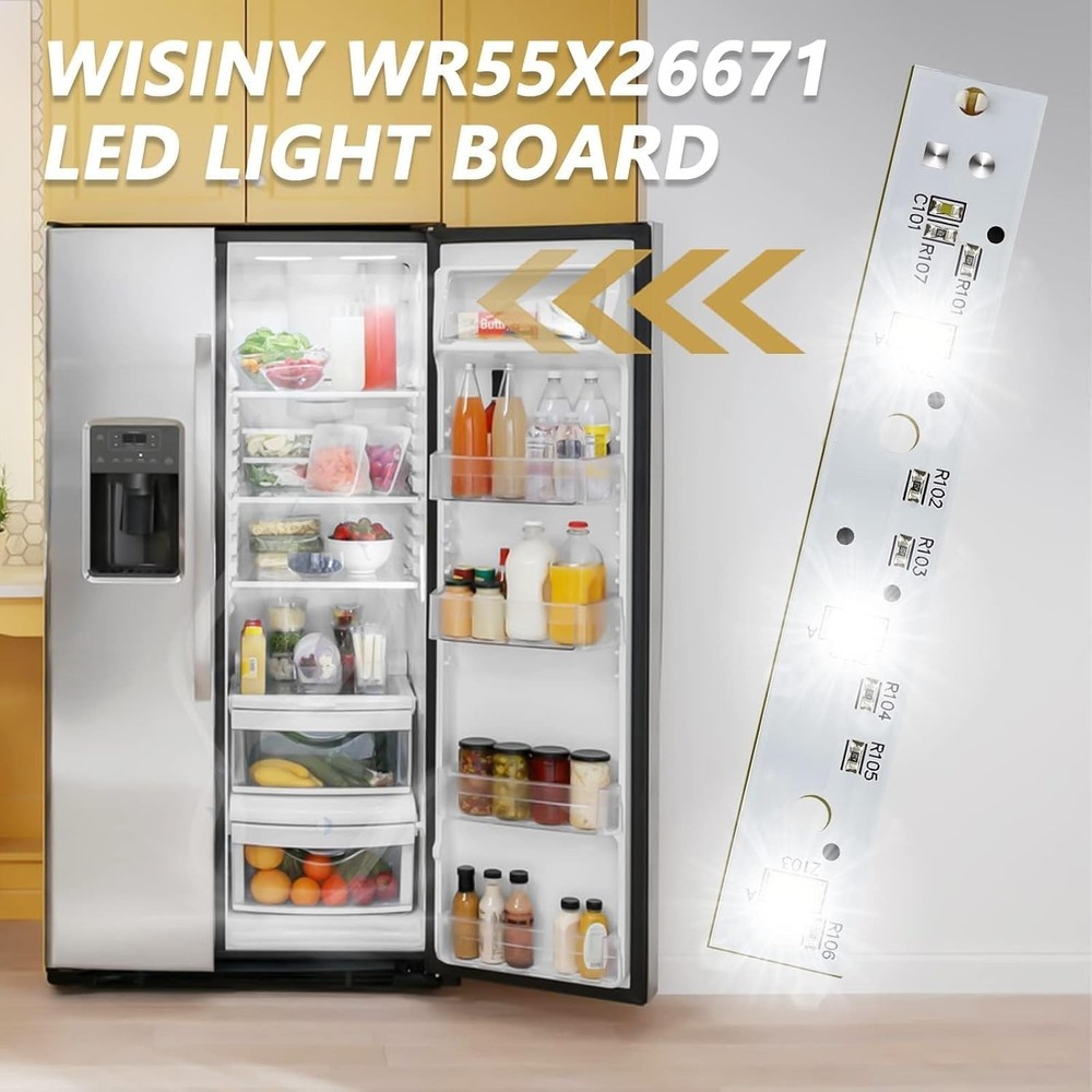 GE Refrigerators LED Light Board - High-Quality Replacement Part with Durability