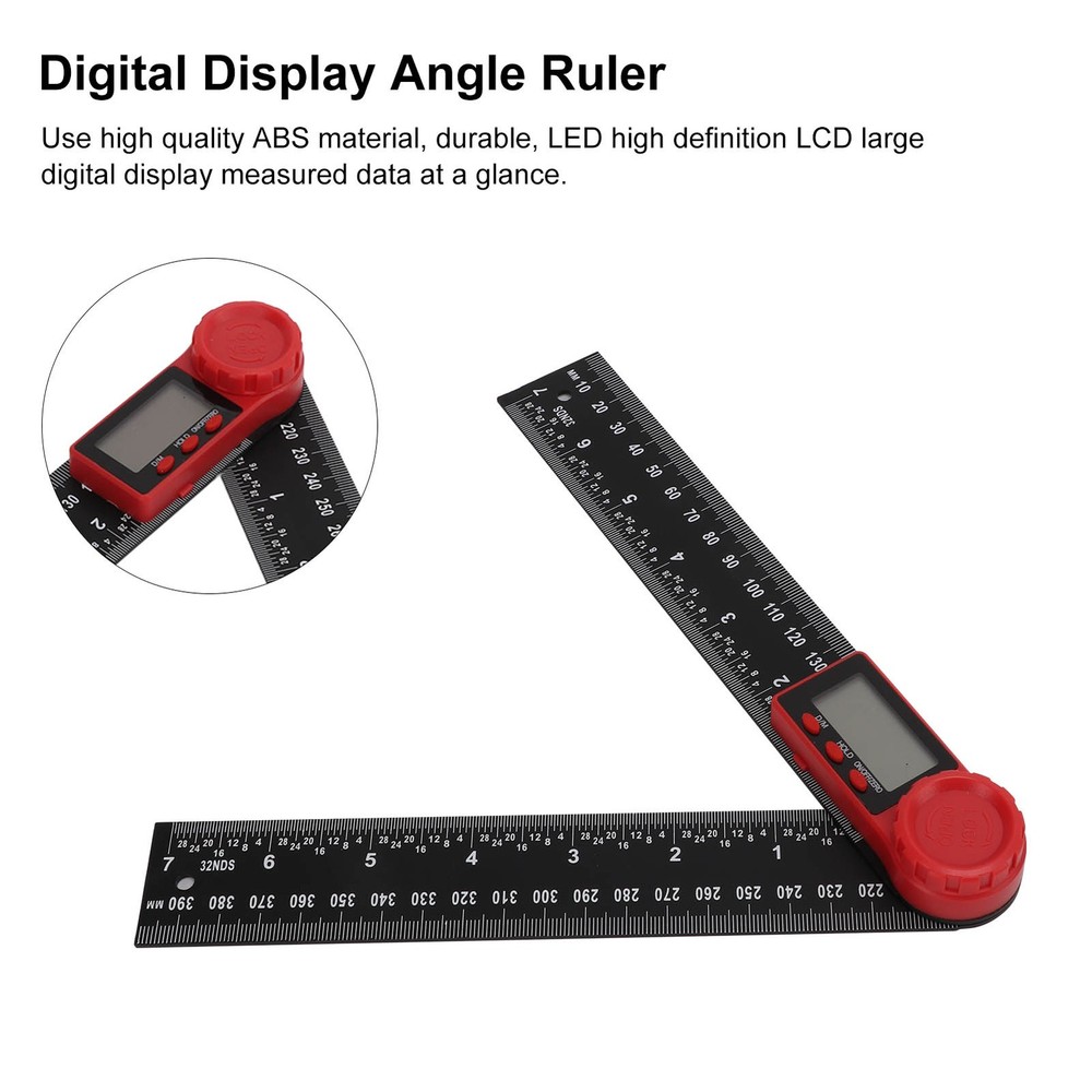 Digital Display Angle Ruler Lightweight Convenient Protractor For Woodworking