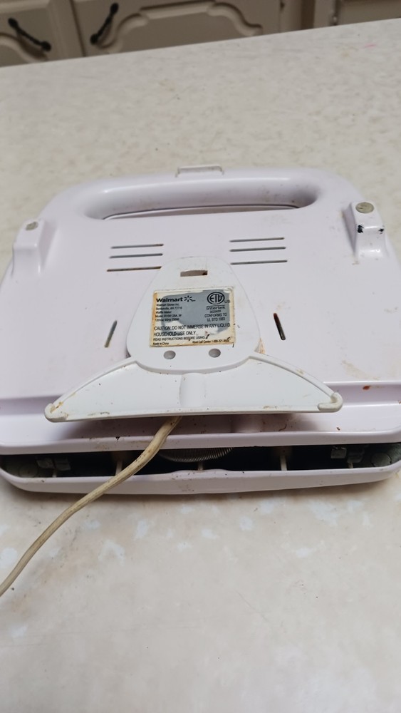Walmart Waffle Maker White Needs Cleaned