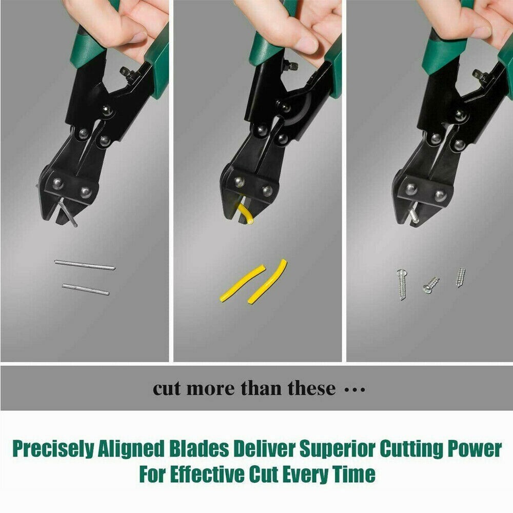 8" Wire Cutters Crimper Self-Adjusting Cable Stripper Cutting Pliers Hand Tool