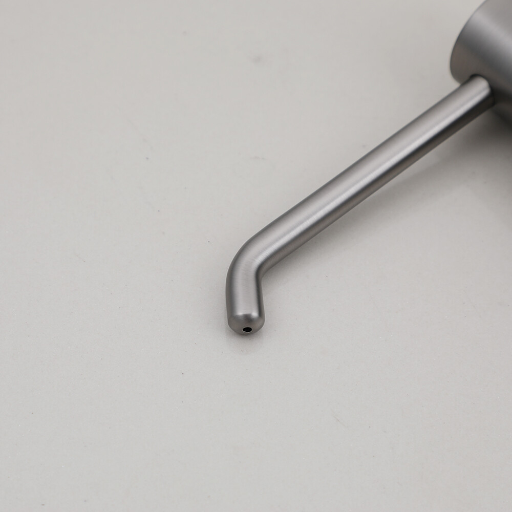 500ml Deck Mount Kitchen Bathroom Automatic Hand Sensor Bottle Soap Dispenser