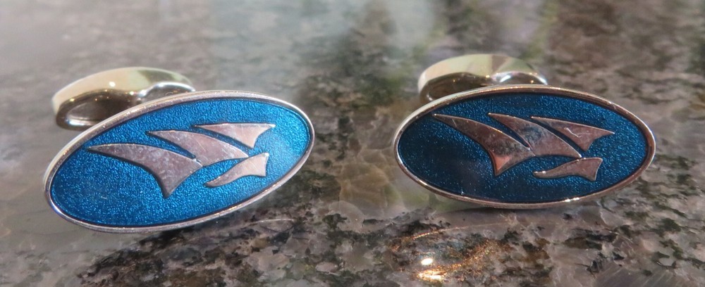 Shipowners Blue Cufflinks