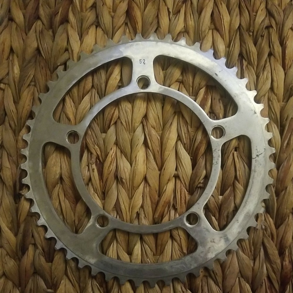 [tT] Vintage Unbranded Chainring 128BCD 52T