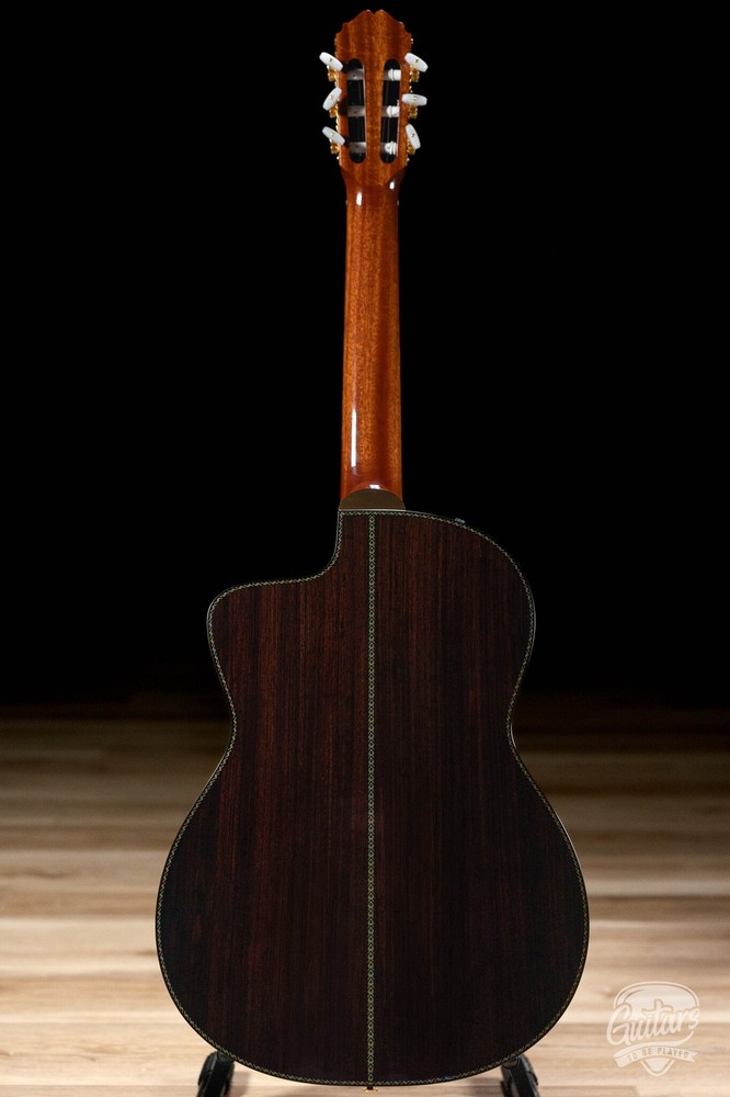 Takamine DH90 / TH90 Hirade Classical Cutaway Nylon String Guitar w/ Case