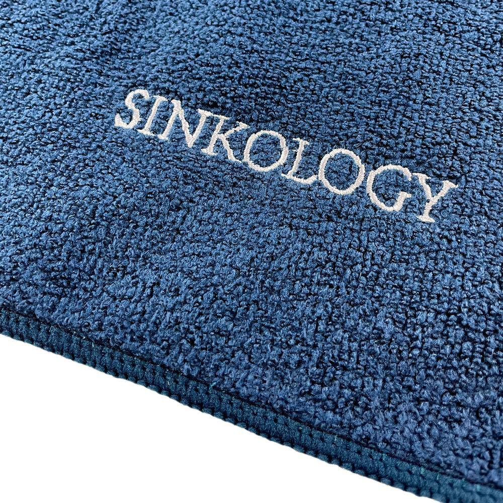 Sinksense Microfiber Cleaning Cloth in Navy Blue, 12 Pack