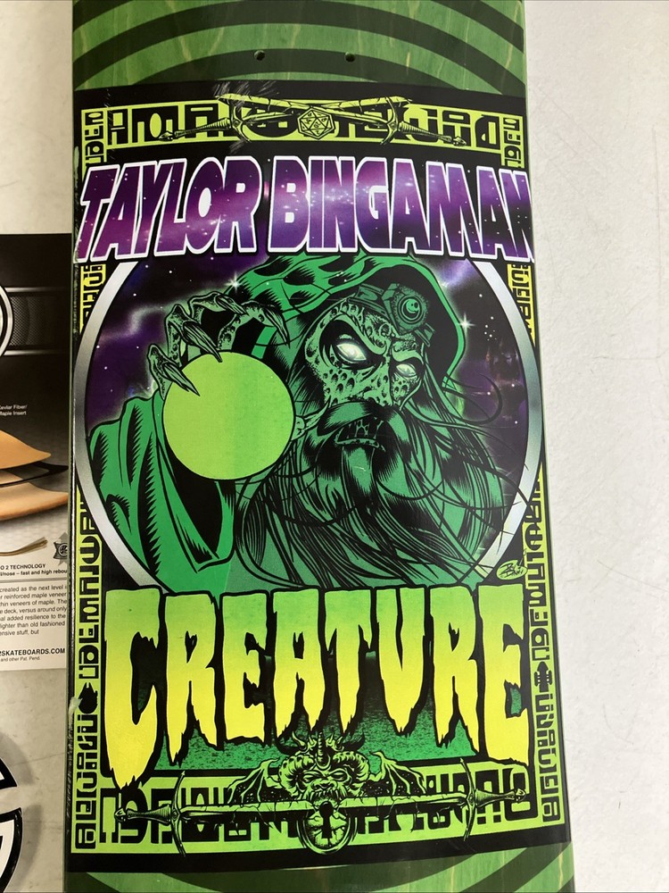 New Creature Bingaman Skateboard Deck Posters Pro 2 Technology