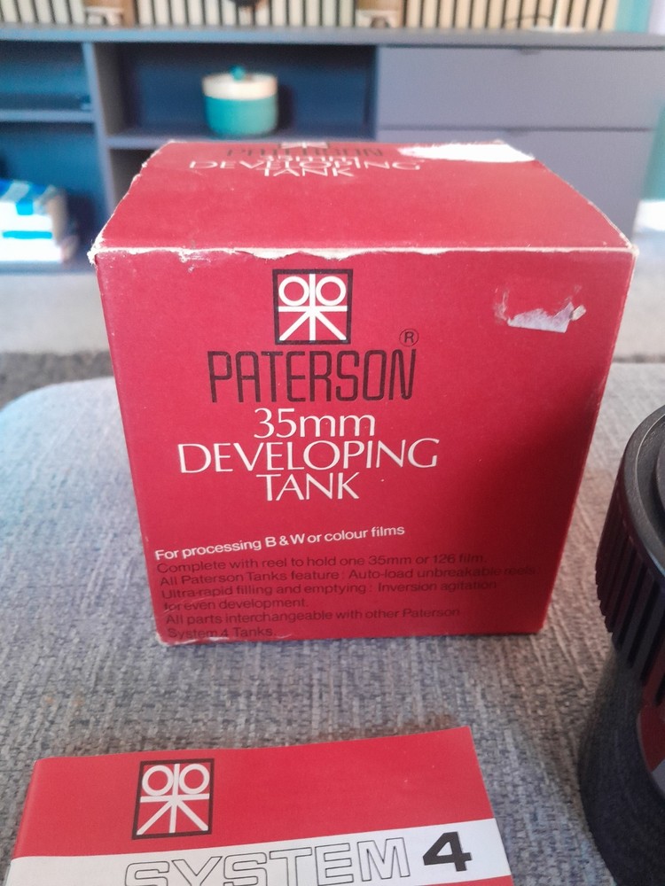 Paterson photo developing Tank System 4 35mm With Spiral Excellent Condition