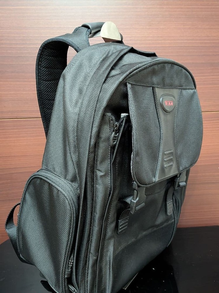 TUMI Backpack Business Bag Large Capacity Black Used