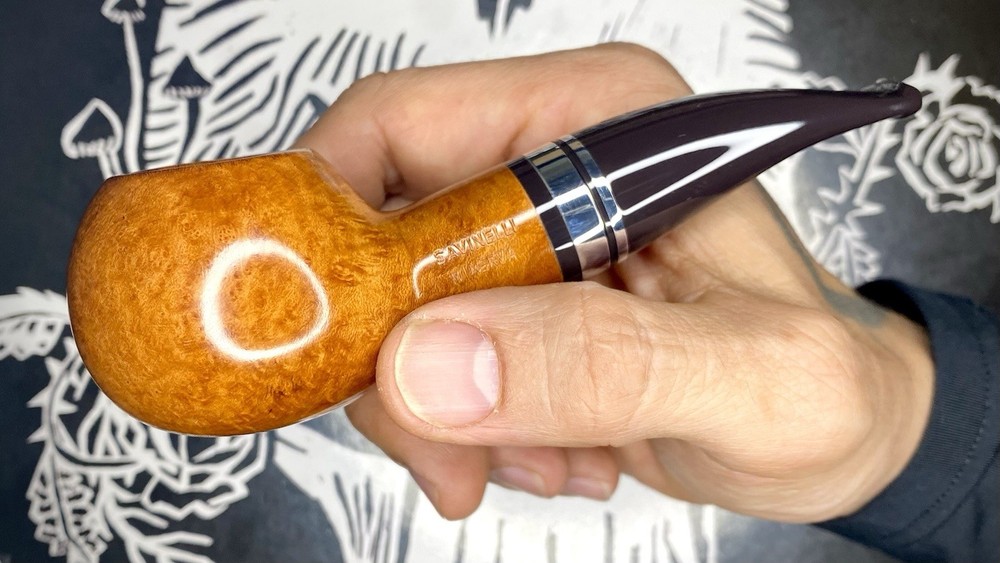 Savinelli Minerva Smooth Natural (320 KS) (6mm) 🇮🇹 NEW
