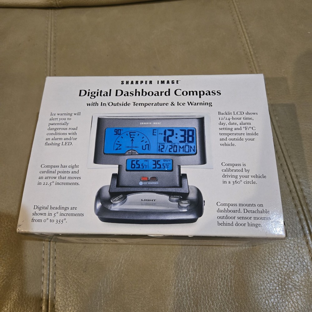 New - Shaper Image Digital Dashboard Compass CE351
