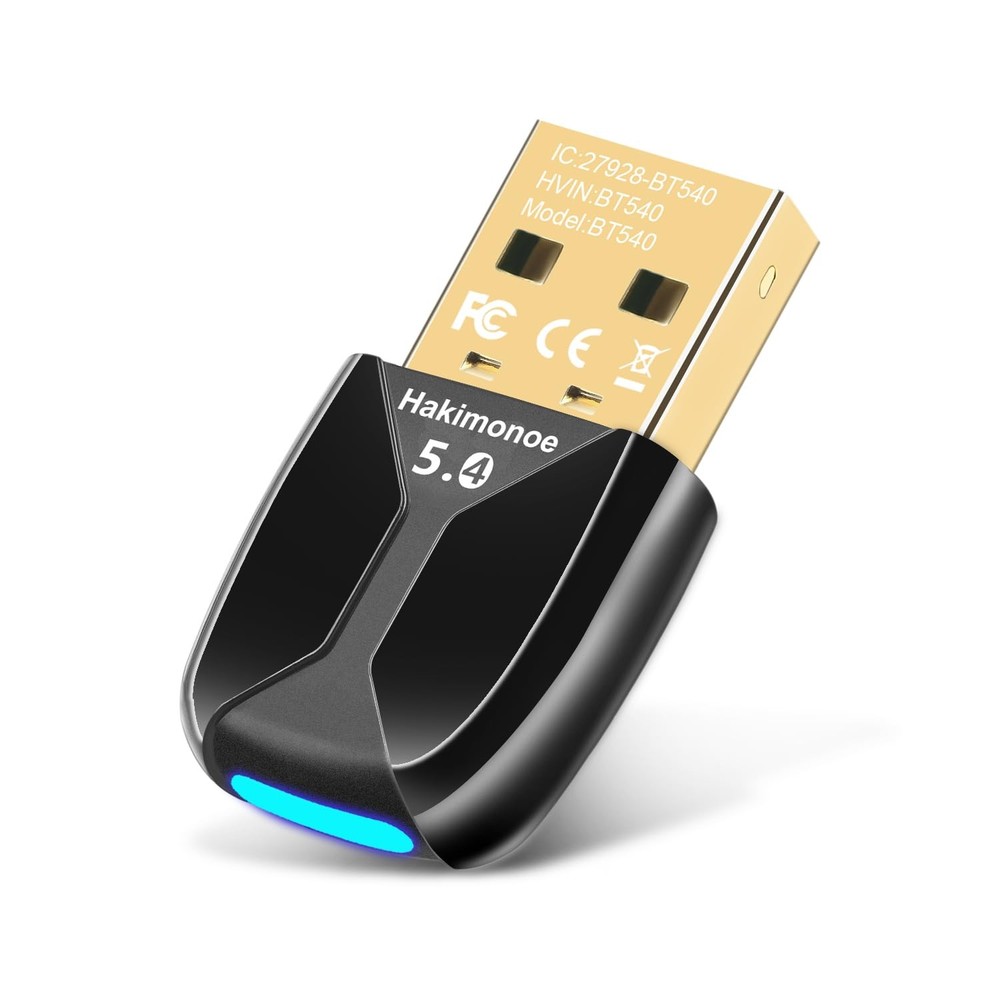 Upgraded USB Bluetooth 5.4 Adapter for PC, Wireless USB Dongle  Laptop Desktop