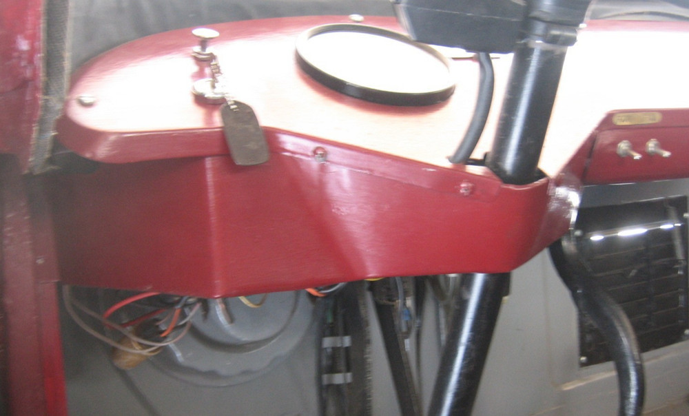 Willys Jeep FC-150 Dash Valence Lower Panel Paper Pattern Forward Control 56-64