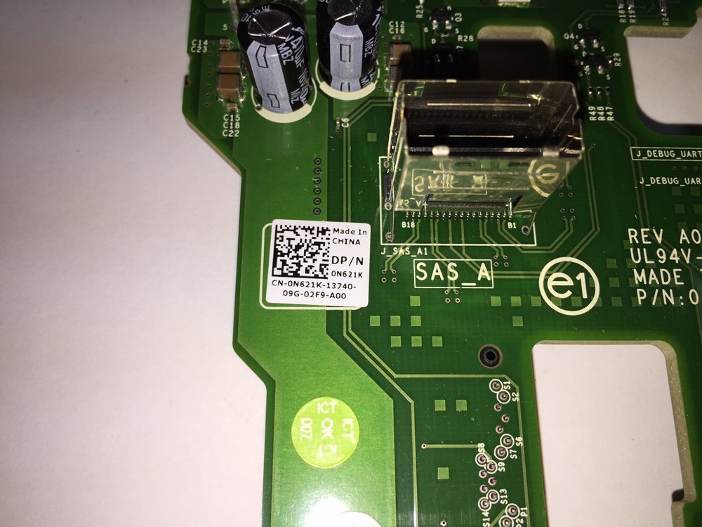 Dell 0N621K PowerEdge T310 Backplane SAS Board TESTED!