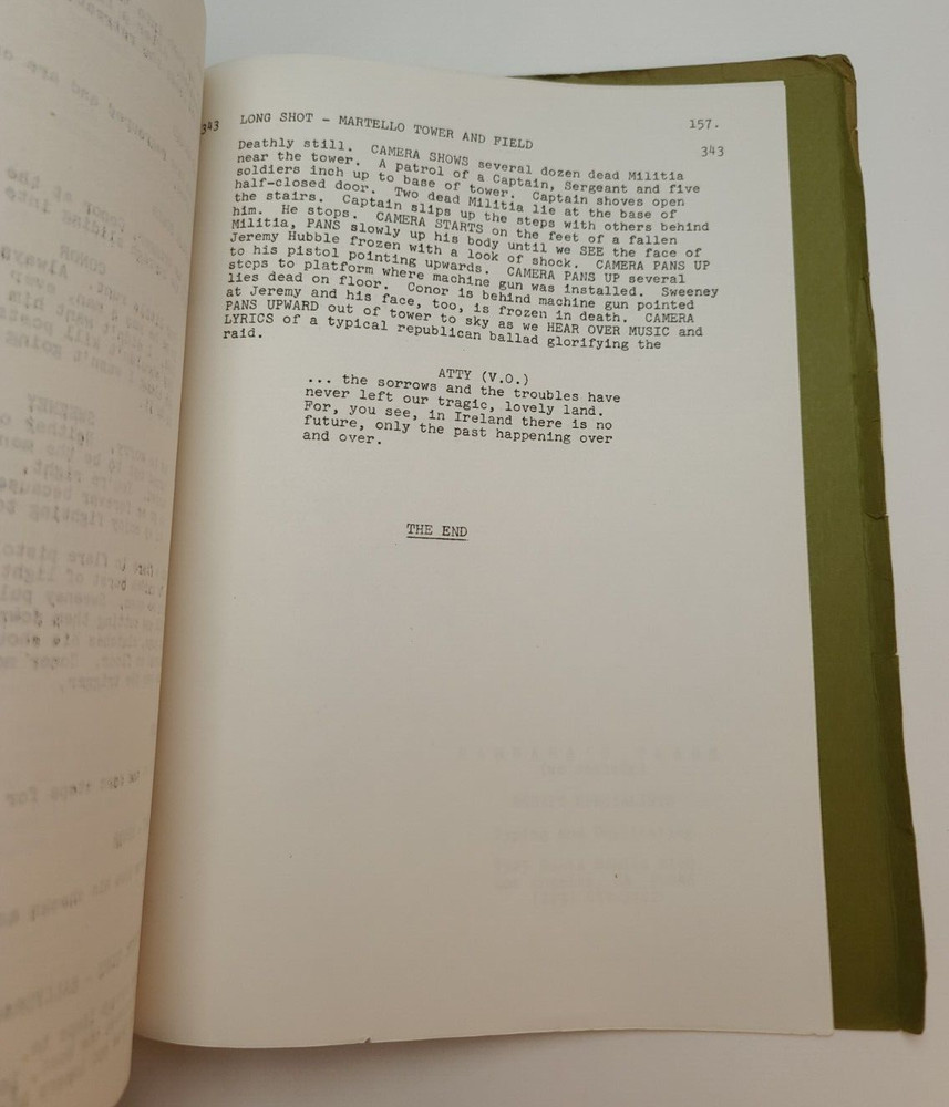 TRINITY / Leon Uris 1977 Unproduced Screenplay, Herb Jaffe Productions