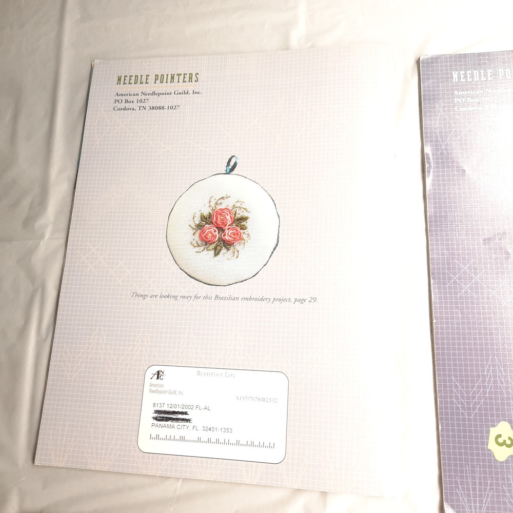 Needle Pointers Magazine Lot 2002 Partial Year 4 Issues Set