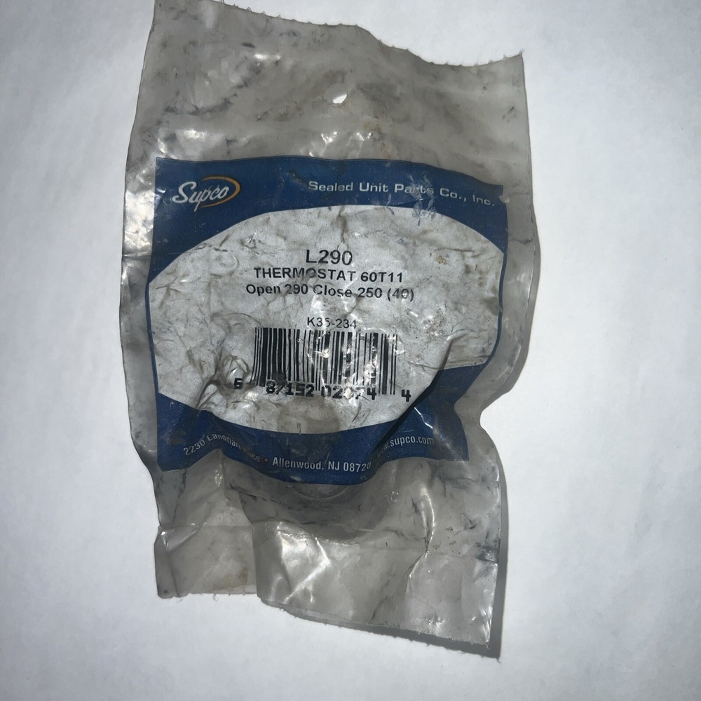 Supco L290 Thermostat