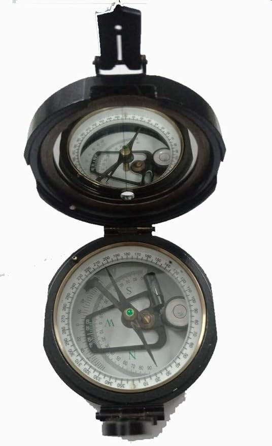 Geological Brunton Compass With Leather Case