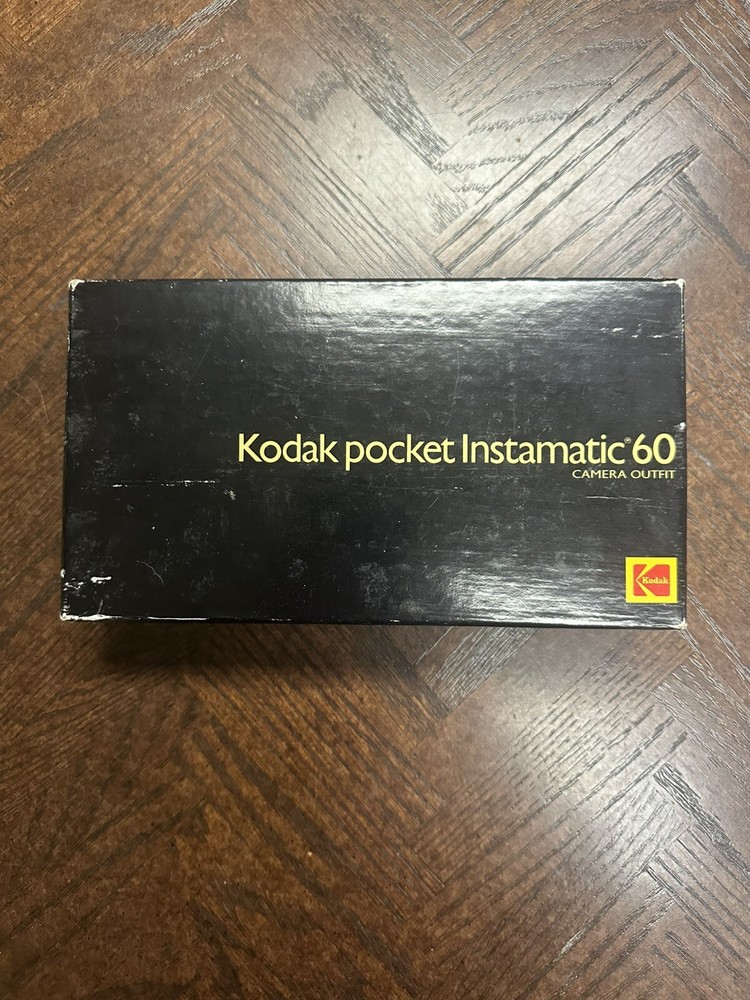 1963 KODAK Pocket Instamatic 60 Camera Original Box Magic Cube Extender Manual📸