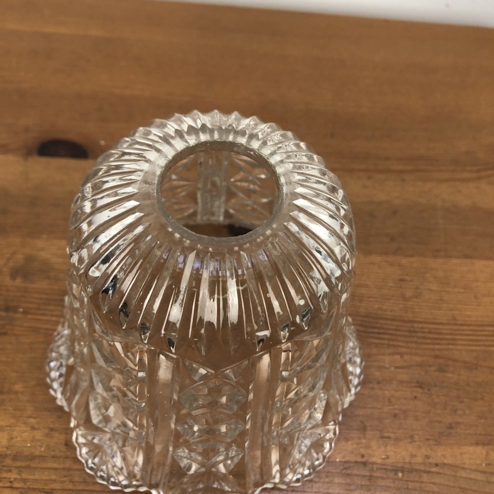 vintage glass lampshade