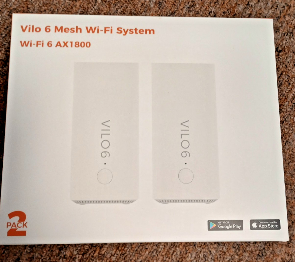 Vilo 6 Mesh Wi-Fi Router (2 Pack)