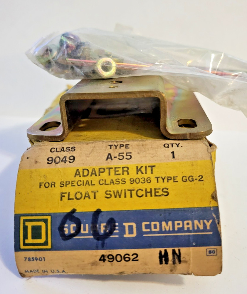 Square D 9049 A55 Adapter Kit for 9036 GG-2 Float Switch New Open Box
